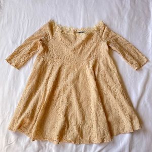 Woman Lace Off The Shoulder Dress